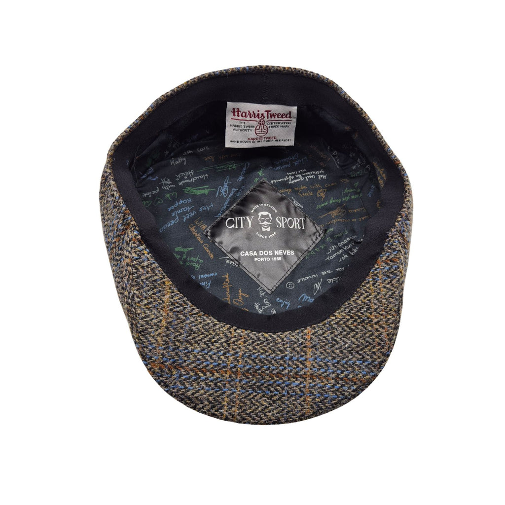 Boné City Sport Newsboy Harris Tweed