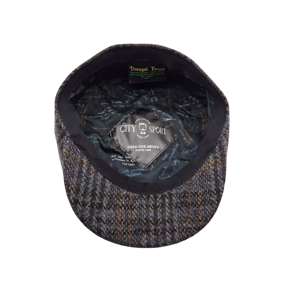 Boné City Sport Newsboy Harris Tweed