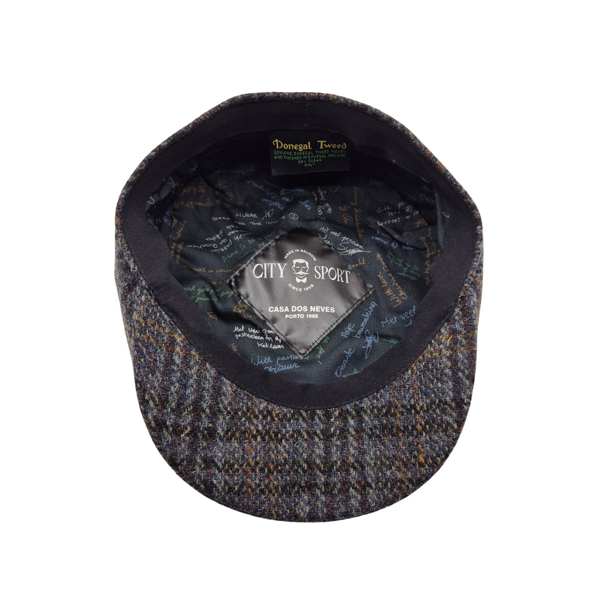 Boné City Sport Newsboy Harris Tweed