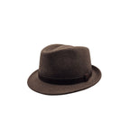 Chapéu Trilby em feltro de lã Crushable