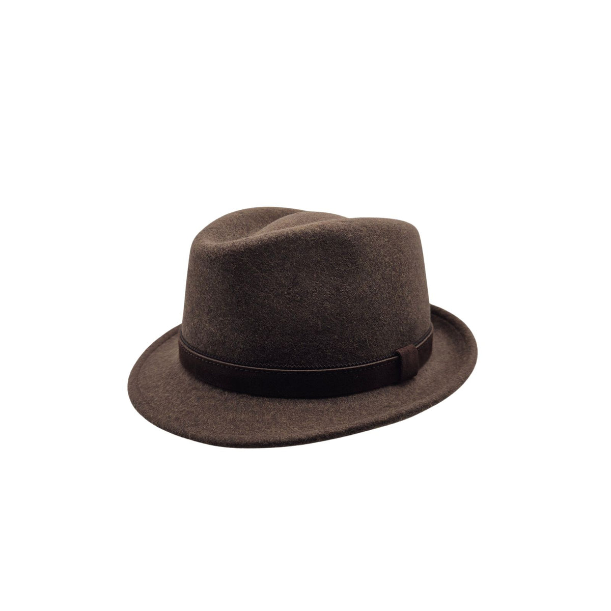 Chapéu Trilby em feltro de lã Crushable