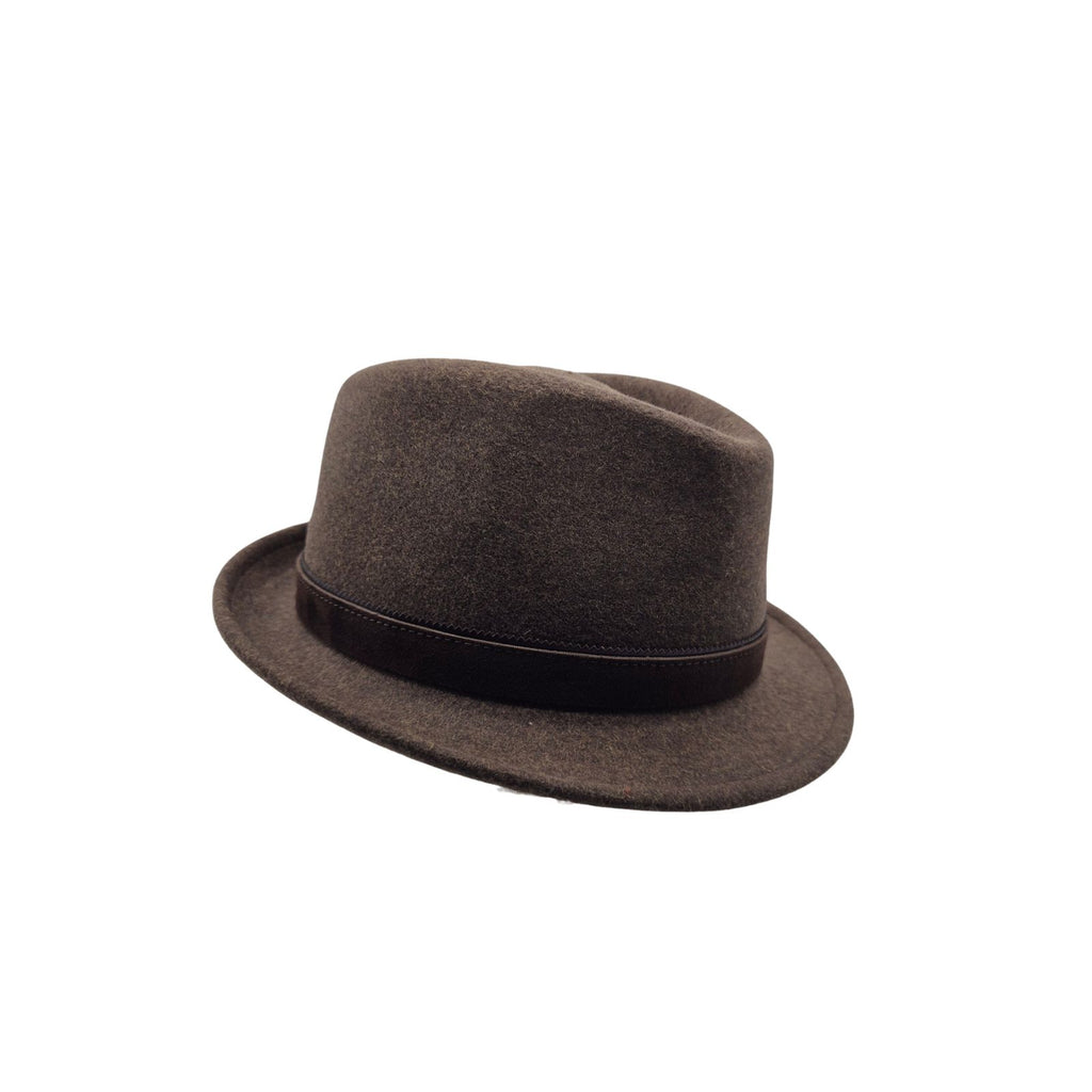 Chapéu Trilby em feltro de lã Crushable