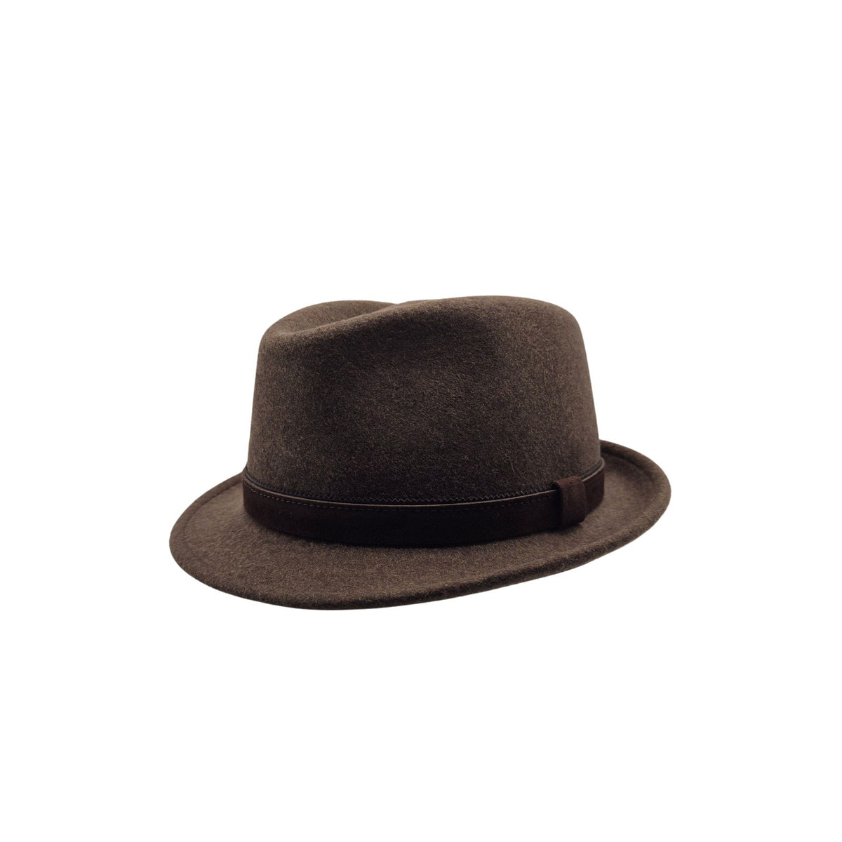 Chapéu Trilby em feltro de lã Crushable