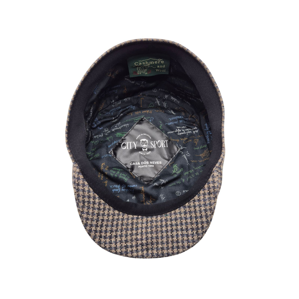 Boné City Sport Flat cap Lã Caxemira
