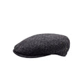 Boné City Sport Flat Cap em Pura Lã Antracite