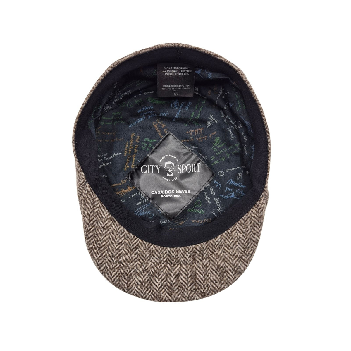 Boné City Sport Flat Cap Impermiável Espinha