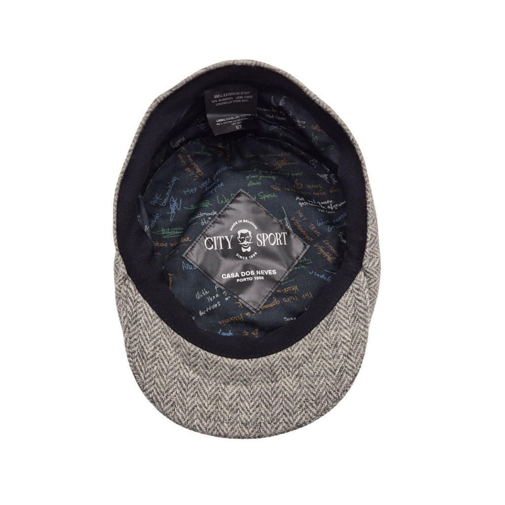 Boné City Sport Flat Cap Impermiável Espinha