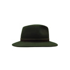 Chapéu Panizza Fedora Feltro de lã verde