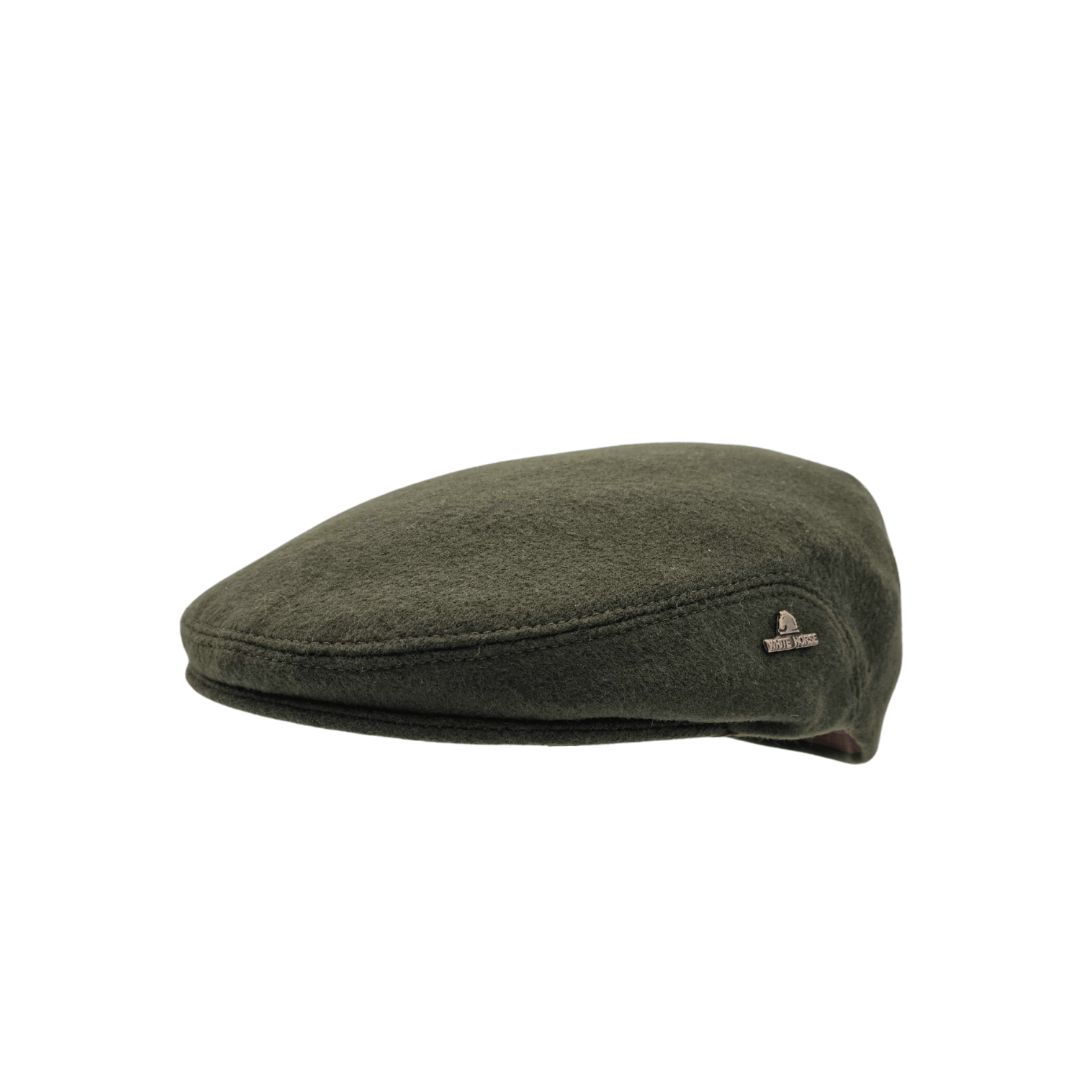 Boné White Horse Flat cap Lã