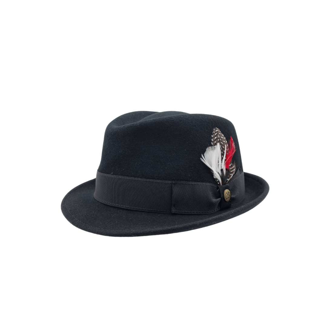 Chapéu City Sport Trilby feltro lã