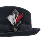 Chapéu City Sport Trilby feltro lã