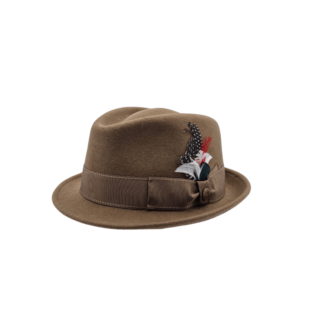 Chapéu City Sport Trilby feltro lã