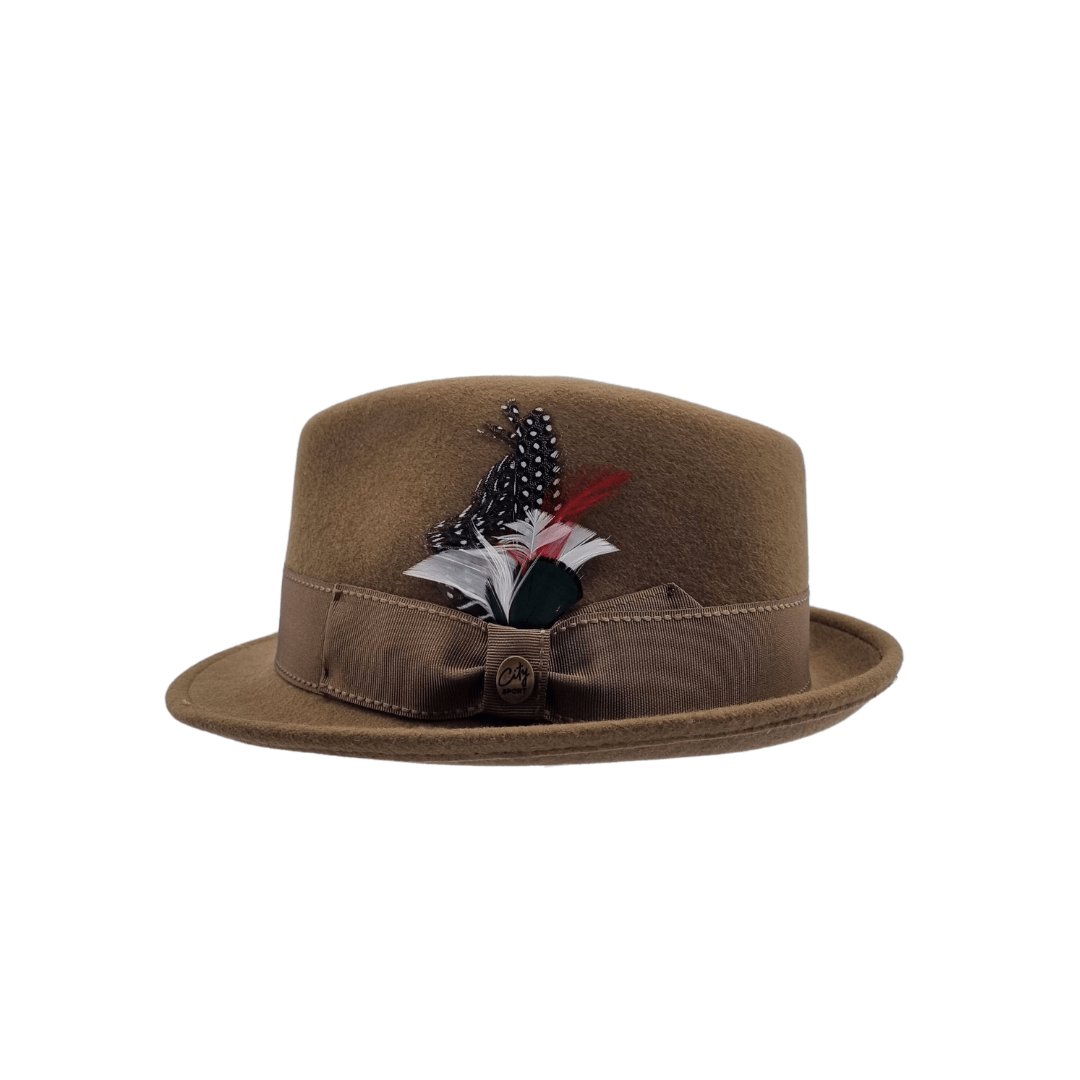 Chapéu City Sport Trilby feltro lã